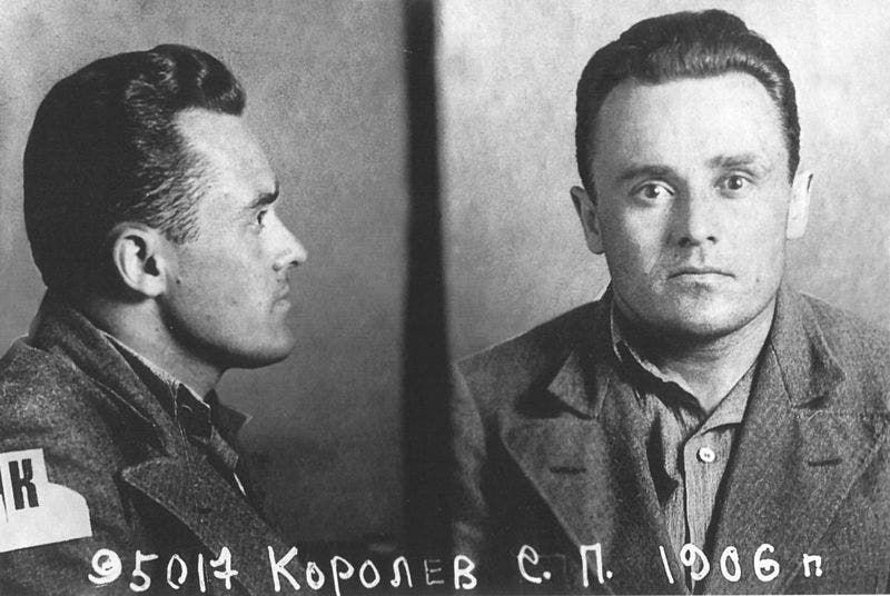 صورة لكوروليف عند اعتقاله عام 1938