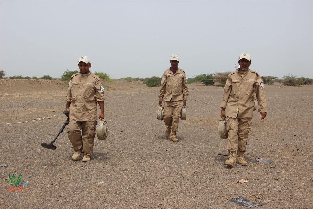 فرق مسام تعمل على نزع الألغام في اليمن