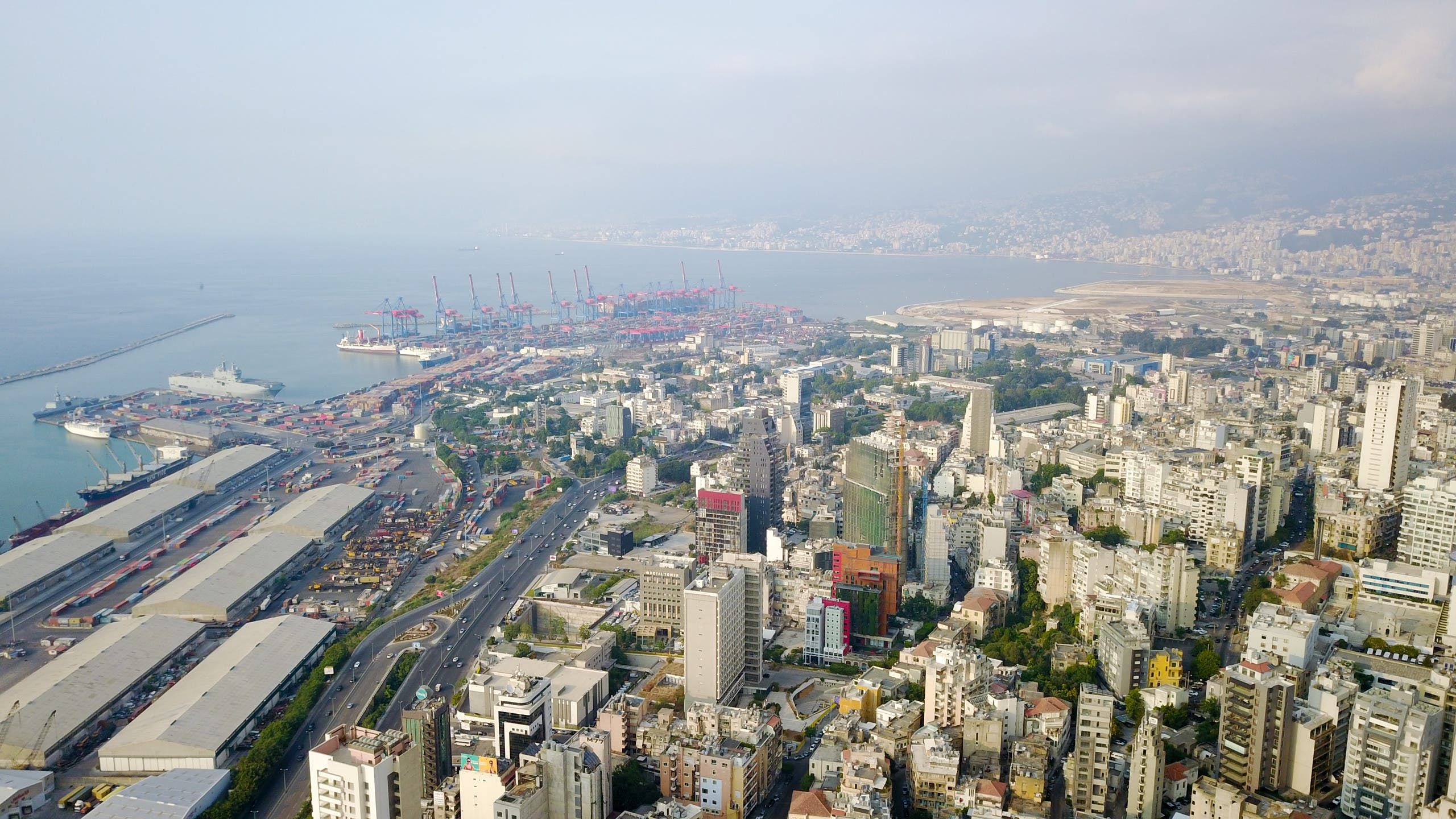 مرفأ بيروت قبل الكارثة