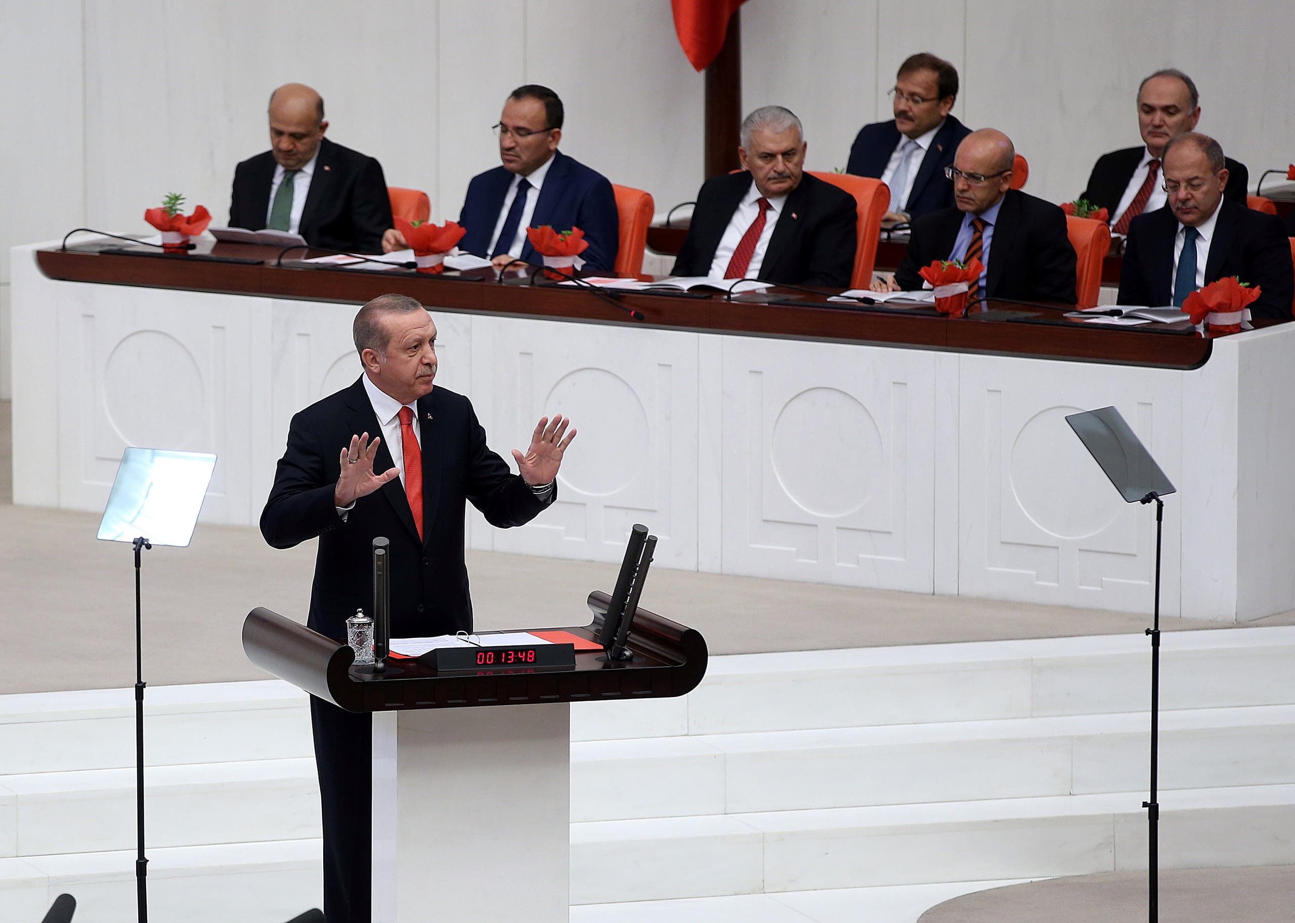 الرئيس أردوغان بالبرلمان التركي