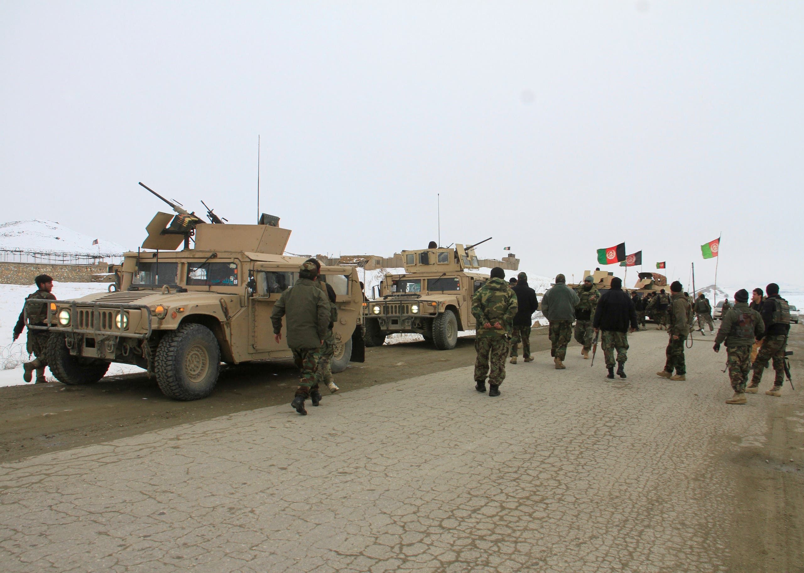 الأمن الأفغاني في إقليم غزنة (أرشيفية)