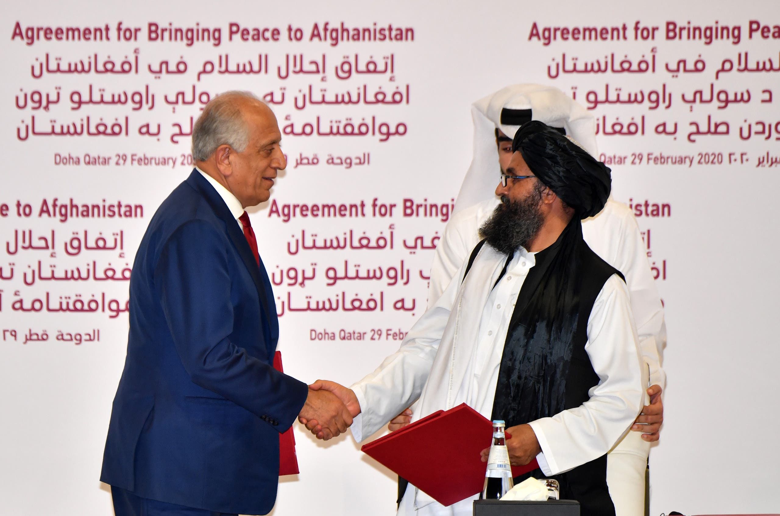 من توقيع الاتفاق في فبراير 2020 في الدوحة بين طالبان وواشنطن