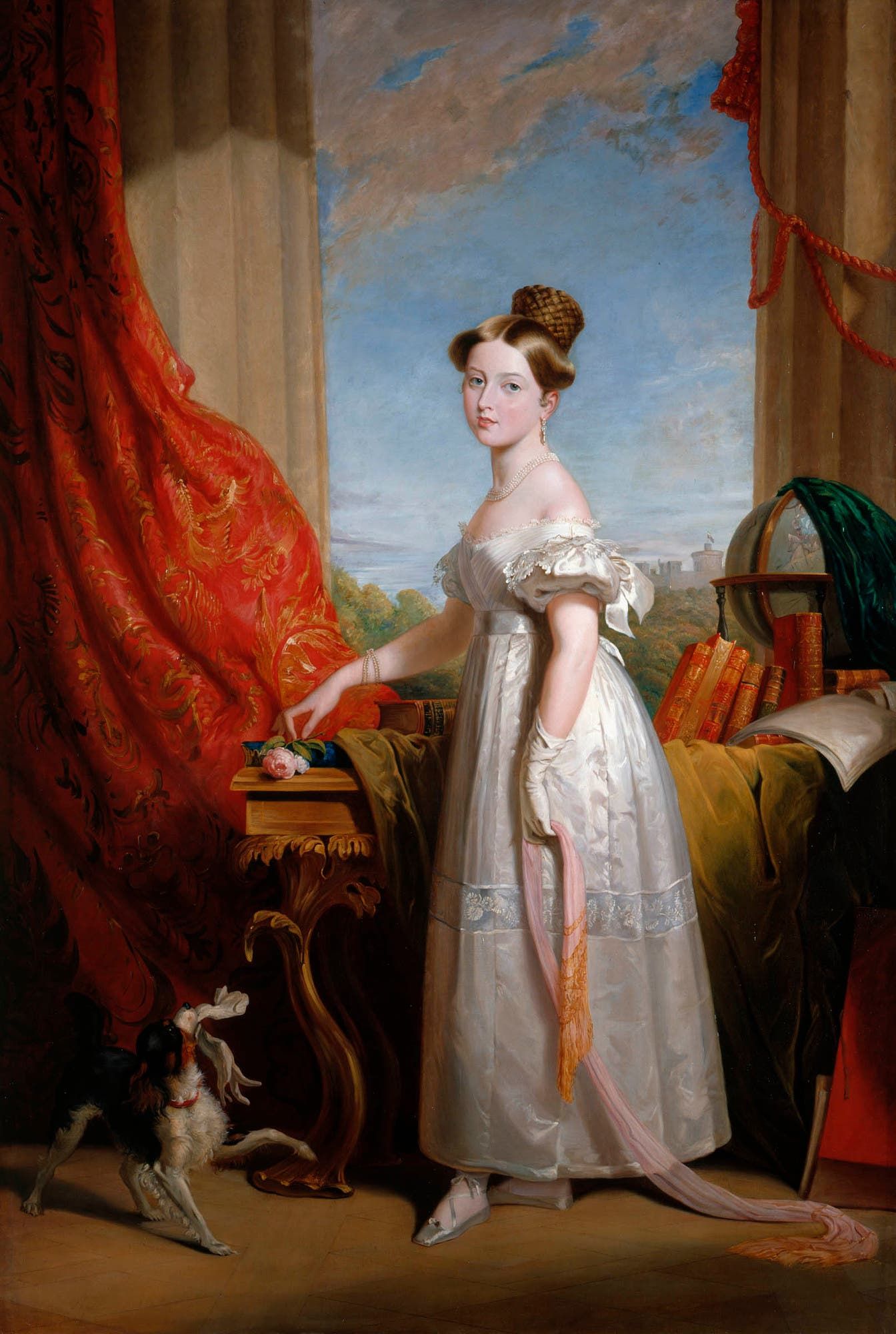 لوحة تجسد الملكة فكتوريا عام 1833