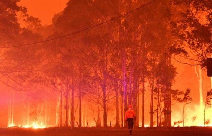 عواصف تؤدي الى إخماد الحرائق في شرق أستراليا