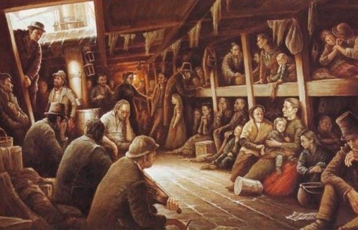 هكذا فرّ الأيرلنديون من المجاعة فماتوا بوباء حمّى السفن