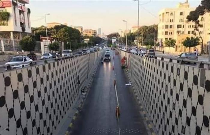 في بيروت.. ‏أكبر جدارية للكوفية الفلسطينية في العالم (صورة)
