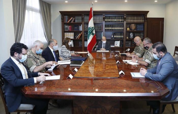 عون: مفاوضات ترسيم الحدود اللبنانية مع إسرائيل تقنية