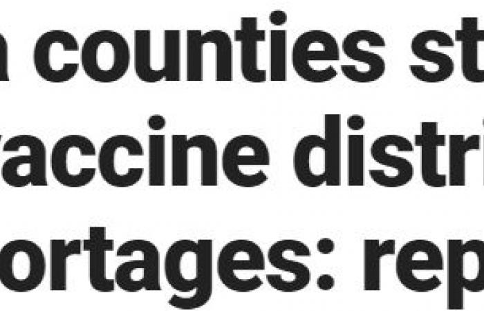 كاليفورنيا تواجه مشاكل فى توزيع لقاح كورونا بسبب نقص اللقاحات المتوفرة