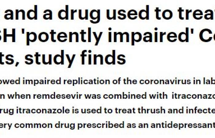 دواء مضاد للاكتئاب يساعد فى منع فيروس كورونا فى التجارب المعملية