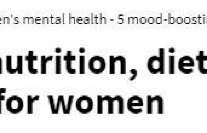دراسة أمريكية: النظام الغذائي يؤثر على الصحة العقلية للنساء أكثر من الرجال