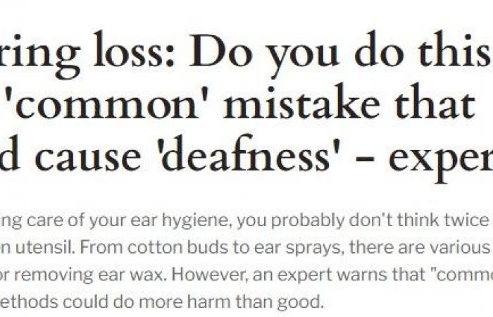 احذر.. أعواد تنظيف الأذن قد تصيبك بالصمم وضعف السمع