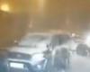 أمطار وثلوج في ضهر البيدر.. وتصادم بين 4 سيارات (فيديو)