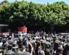 عناصر الدفاع المدني اقفلوا الطريق في الصيفي والمدينة الرياضية وطلبوا مقابلة وزير الداخلية