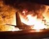 تحطم طائرة عسكرية أوكرانية ومقتل 22