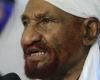 تقارير: تدهور صحة الصادق المهدي زعيم حزب الأمة السوداني