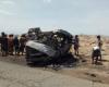 صور.. 13 قتيلا من عائلة واحدة بحادث مرور مروع باليمن