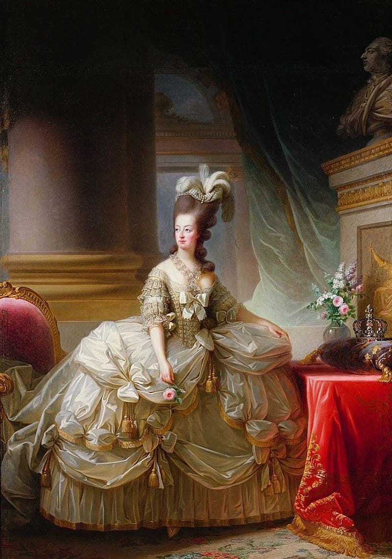صورة للملكة الفرنسية ذات الأصول النمساوية ماري أنطوانيت