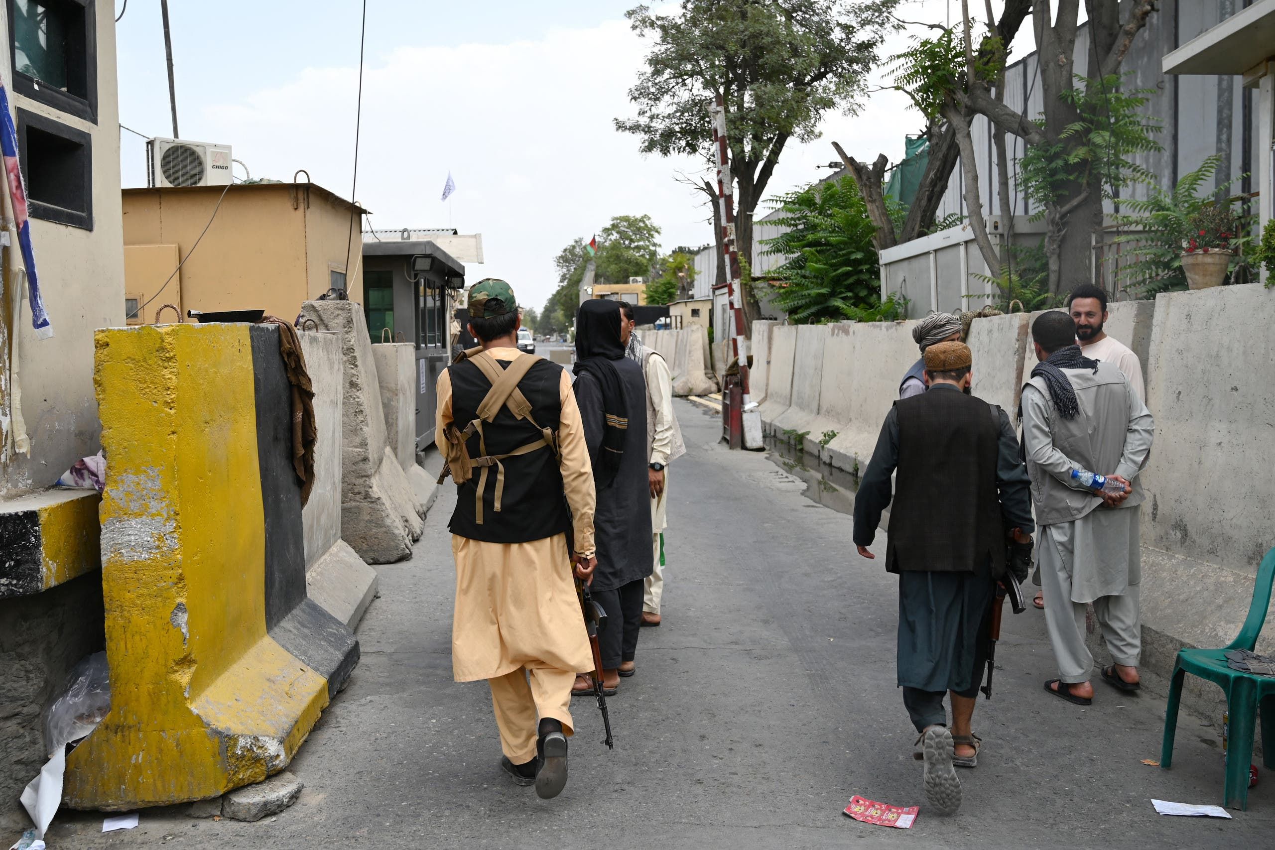 دورية لعناصر من طالبان في كابل اليوم